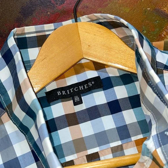 BRITCHES - Men’s Plaid Shirt - Picture 6 of 9